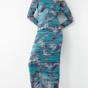 Zara Draped tulle dress